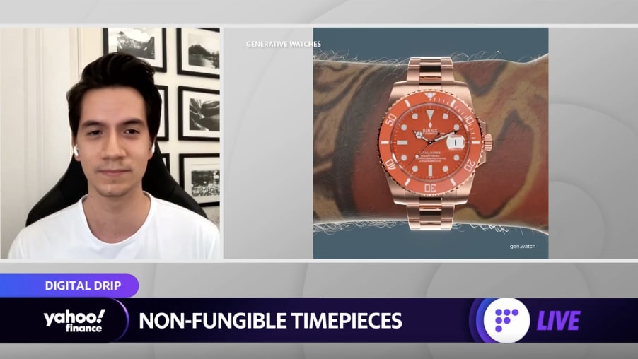 bitcoinagile's tweet photo. NFT watches may offer interactivity in the metaverse and #blockchain: 3D Jesus owner #Cryptoart #NFT #OpenSea https://t.co/4fMShPTBbB https://t.co/88drgBYqzH