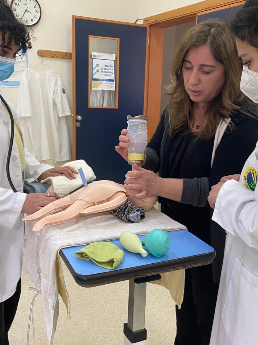 A yearly workshop with our second year @nursing students at FHS-UOB on Helping Baby Breath HBB. Helping Babies Breathe® (HBB) is an @evidencebased educational program that aims to help meet @MDG 4 targets for the reduction of child mortality by addressing neonatal @birthasphyxia.