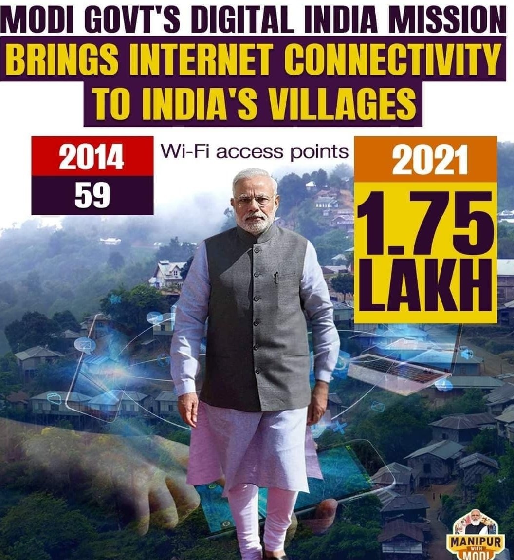 SJVatsal's tweet photo. For internet connectivity in villages.
Vote for Double Engine Govt!
Vote for Peace & Development.
Vote for blockade free #Manipur
Vote for #BJP!
Press on #Thambal
#ManipurElections2022 #ManipurElections
#manipurwithmodi #Vote4BJP #GoVote #Election
#BJPGaLoinana #BJPAgain https://t.co/OkW1bzseOs