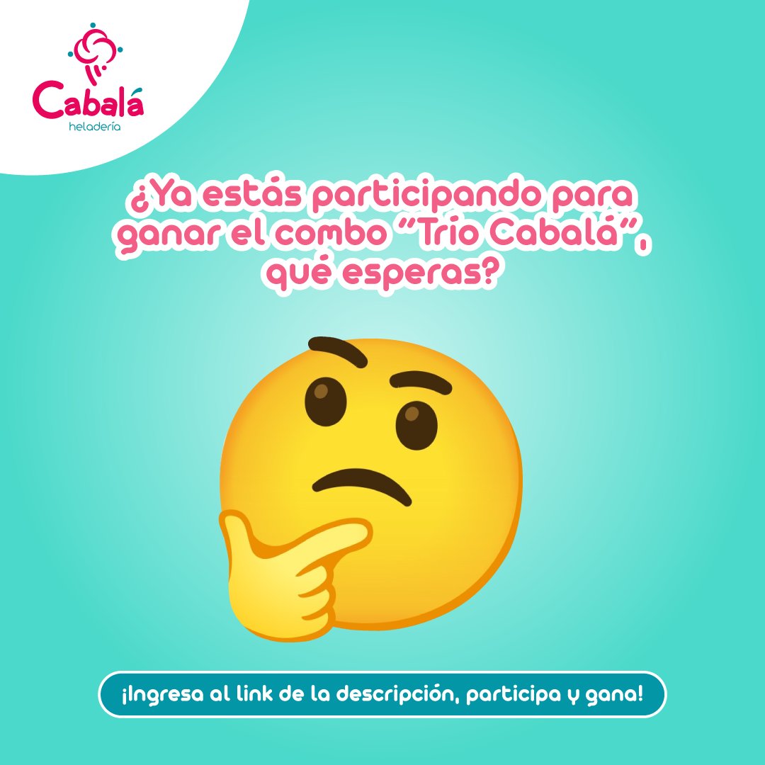 CabalaHeladeria's tweet photo. Para ganar el combo "Trío Cabalá" solo ingresa aquí y participa comentando una foto o video de tus vacaciones: https://t.co/71c6C0aEL8

#Cabalá #heladosartesanales #helados #Comas https://t.co/Ds6GwN6Z6J