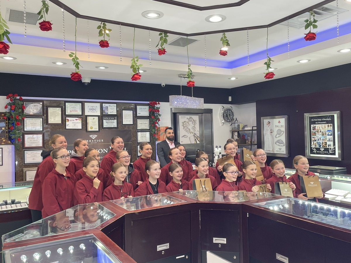 A big thank you to Prestige Jewellers! Not only did they donate to our silent auction that will be at the MIDA showcase on Saturday they also gave all our dancers a beautiful dancer necklace of their own! If you don’t have your tickets yet it’s not to late to grab them!  #ymm