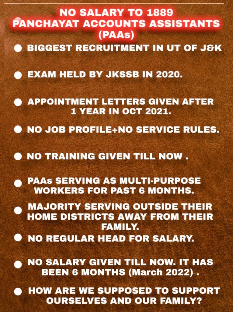 SayamAijaz's tweet photo. @Deep16272gmail2 @ManojSinhaOffc @nitishwarKumar #salary4PAAs 
#salaryThroughRegularHead 
#Training4PAAs
#boycott_admexpenses https://t.co/RNvTmBt5kr