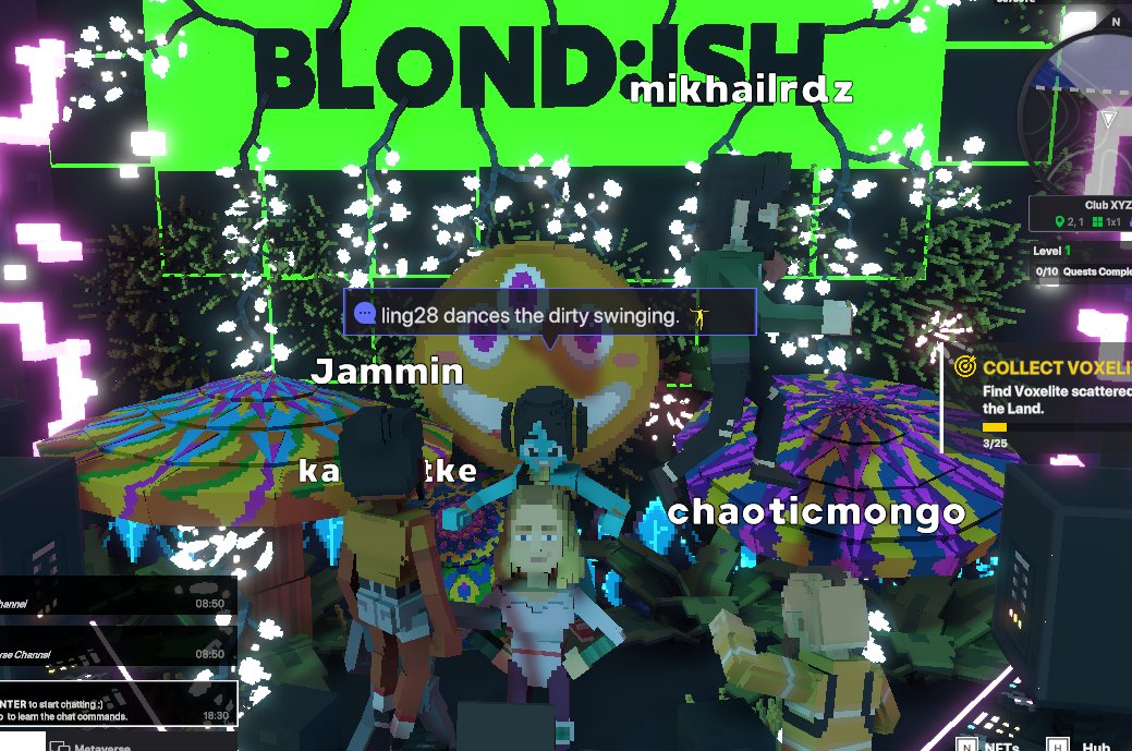 siuyl1's tweet photo. @TheSandboxGame @blond_ish I just participated in the daily #SandboxAlphaS2Contest for a chance to earn up to 1,000 $SAND! Day 2 - Dance with Blond:ish. Check out my screenshot below! 👇 #SandboxAlphaS2 https://t.co/mOrCp6SynY