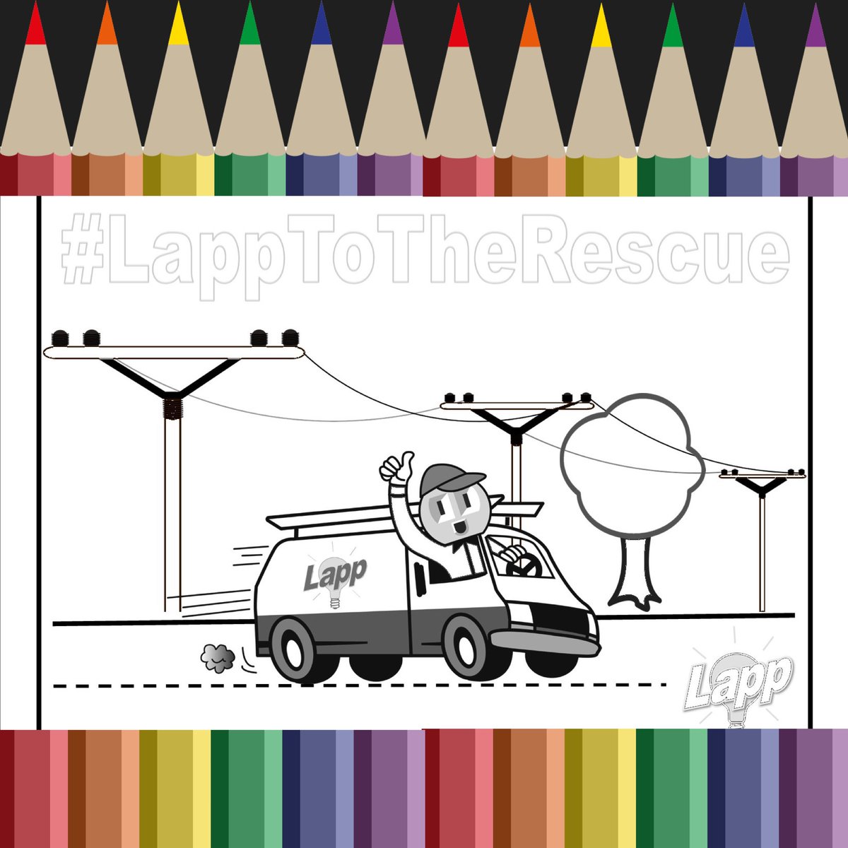 LappElectric's tweet photo. Have you heard about our coloring contest? 

We are looking to decorate our office with these beautiful works of art. 
To learn more and to download the drawing, visit https://t.co/fmkK8cMuhq
#NoJobTooSmall #PoweredByPeople #ResidentialElectrician #CommercialElectrician https://t.co/71nFz6zEdn
