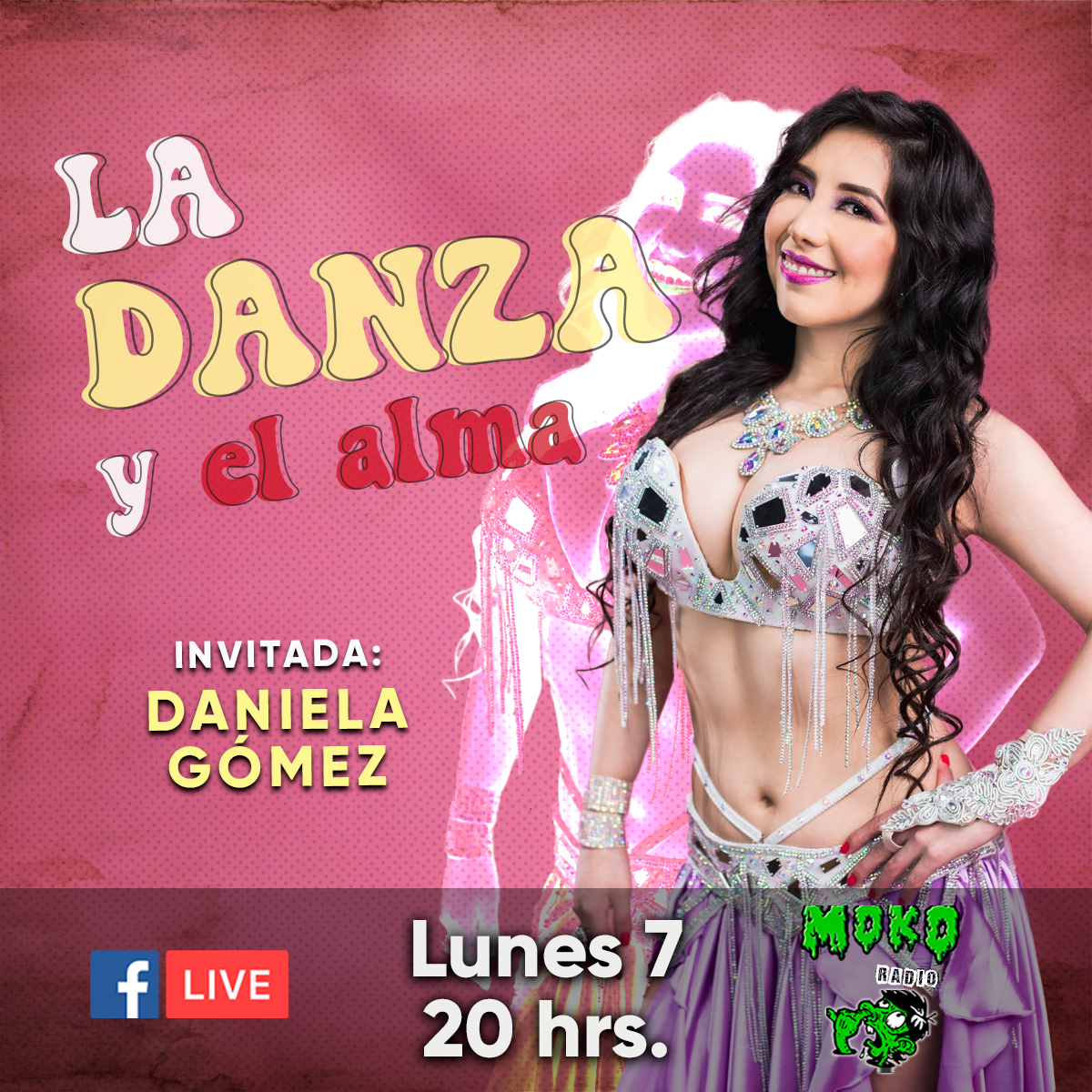 MokoRadio's tweet photo. Ella es comunicóloga, bailarina y youtuber… 

Nos hablará sobre la danza oriental también llamada “Bellydance”, su música y sus peculiaridades… 

Así es mokonautas, se trata de la próxima invitada, la increíble Daniela Gómez.

#mokoradio #radio #hechoenmexico #stream https://t.co/IhnJQ8J67i