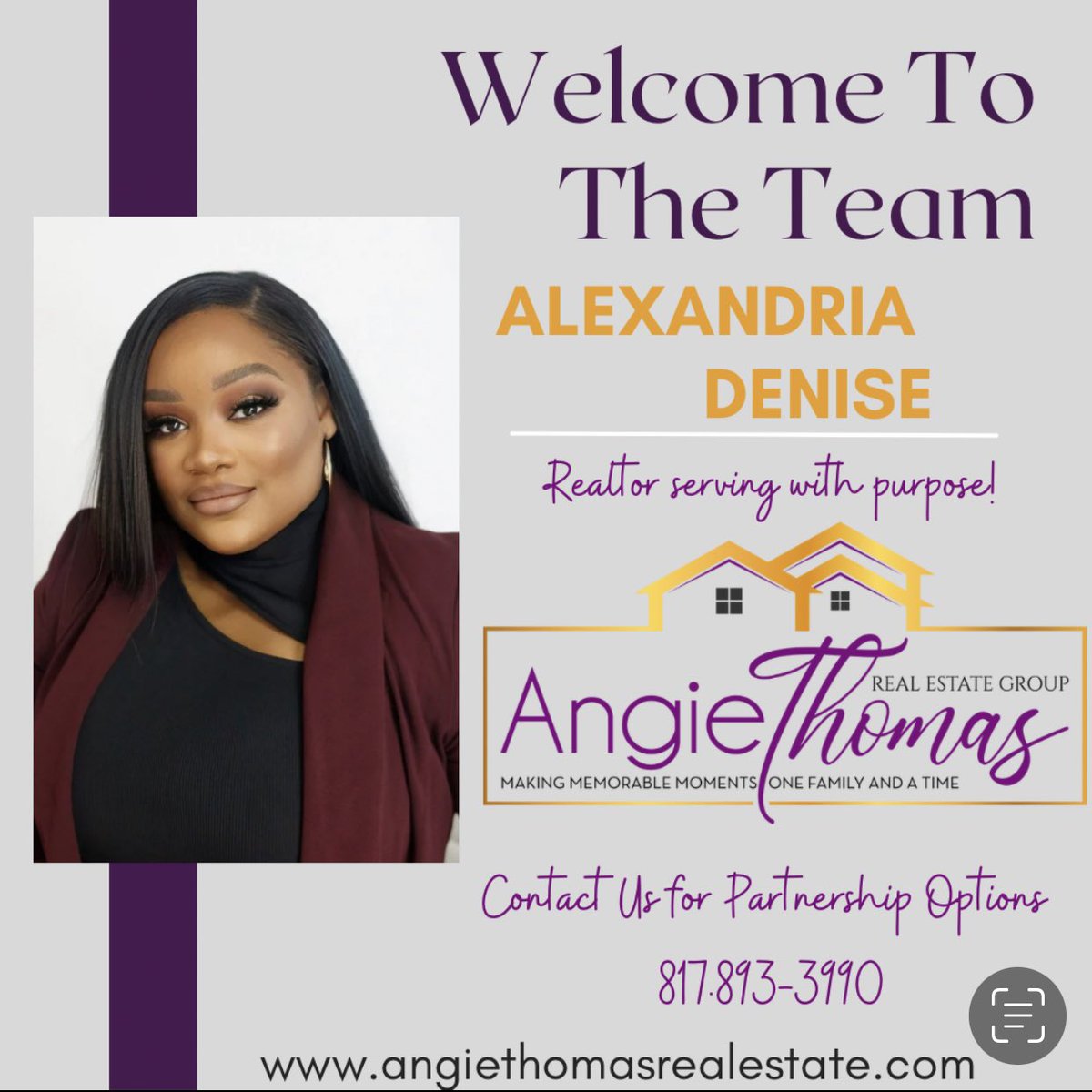 AngieThomasREG's tweet photo. 🎊🎊🎊🎊Hey guys let’s welcome Alexandria to the company 🎊🎊🎊🎊
We are super excited 😆 to have you partner with our team !!!! #atreg #atregteam🔥 #angiethomasrealestate https://t.co/u1wOyfDRCr