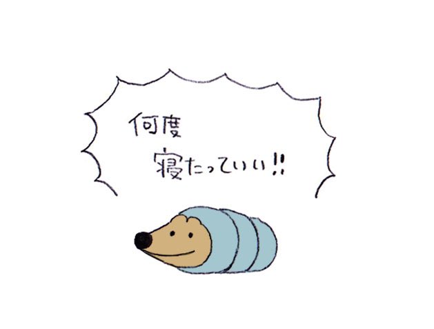 休日は何度寝たっていい!! 