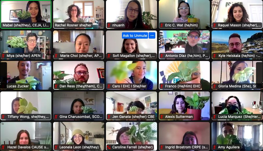 cejapower's tweet photo. 🥰 We're feeling renewed & uplifted from our CEJA-staff member retreat last week 🥰
Sending appreciation to all our member-leaders @PODERSF @EHCSanDiego @APEN4EJ @CRPE_EJ @CBECal @CCAEJ @SCOPE_LA @LCJandA @PSRLA @CAUSE805 & amazing retreat planners 💗💗
#EJpower #karaoke https://t.co/3jKrQLhADQ