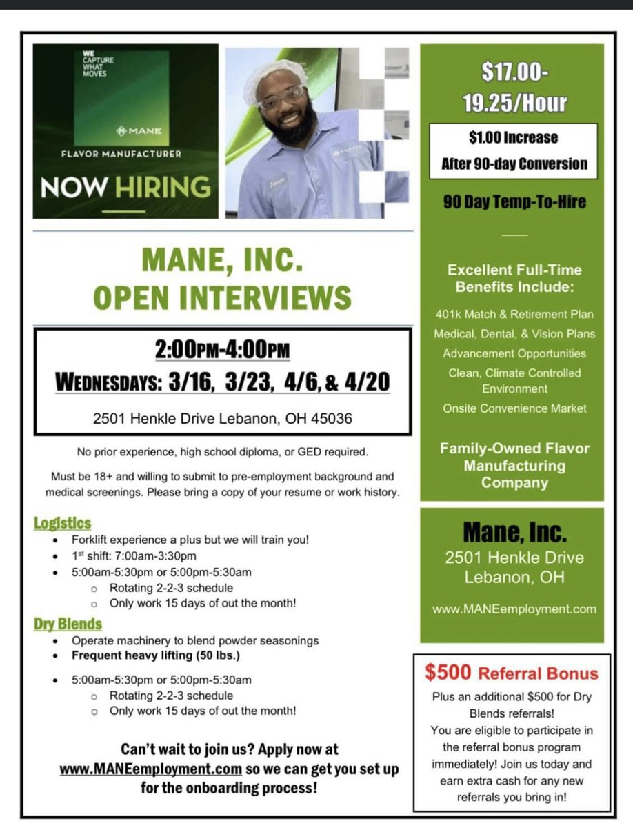 Hiring! No experience required. Great job for graduating seniors!! ⁦<a href="/Yeager_Rachel15/">Rachel yeager</a>⁩