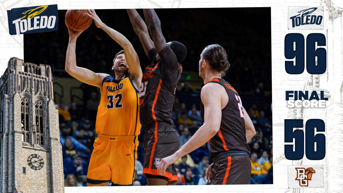 Toledo_MBB's tweet photo. Celebrating back-to-back outright @MACSports titles for the 1st time in school history!!! #GoRockets https://t.co/AC2QOwpHJh
