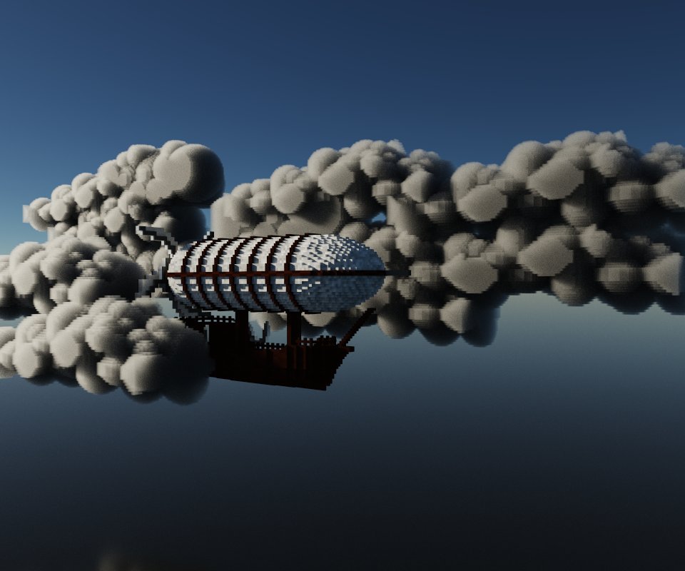 雲の表現難しい…
#voxel #voxelart #ボクセル #ボクセルアート