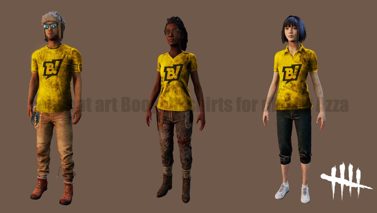 AzzaDeltta's tweet photo. @booyahlive @BooyahLatam @DeadByBHVR @MCote_BHVR 

EN: I'd love to see verified booyah! streamers with a shirt as well! 💛Let's make it work? 

PT: Eu amaria ver streamers verificados da Booyah! com uma camiseta também!💛Vamos fazer funicionar? https://t.co/FD0FgMw5kr