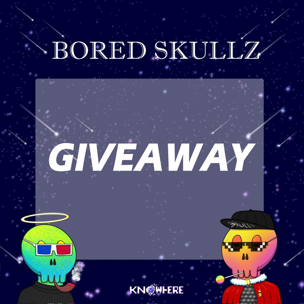 BoredSkullzclub's tweet image. 🌖Bored Skullz Giveaway🌖
🌟announced in 1 hr 🌟
✅ Follow @BoredSkullzNFT  @BoredSkullzclub  @knowhere_art 
✅ reply &amp;amp; tag 3 friends
✅ join discord.gg/vjXxdTAvUR react 🎉 at #giveaway
@terra_money @knowhere_art
#Terra  #LunaNFT  #Giveaway  #NFTGiveaway