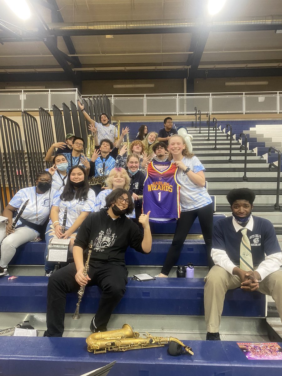 Free jersey thanks to the Wizards! Perfect addition to the new band room!!