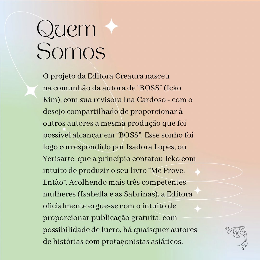 CreauraEditora's tweet photo. Olá, nós somos a Editora Creaura e estamos muito felizes de termos a oportunidade de interagir com vocês! 
Confira abaixo um pouco mais sobre quem somos e nosso foco 🧡 https://t.co/WQobcTvwtO