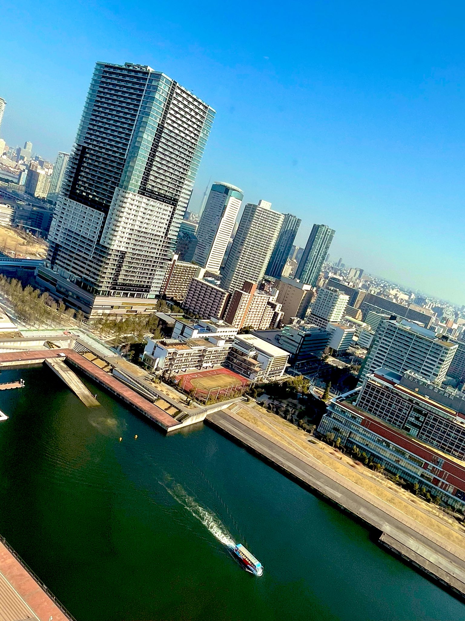 豊洲の歩き方 ネオ江戸ベイエリア 豊洲市場 ブランズタワー豊洲 と ブラタモリ 豊洲 回でタモリさんもスプラッシュした水陸両用バス フォトジェニックな 豊洲ぐるり公園 東京スカイツリー まさに未来的都市風景 そして 豊洲の風景の魅力を広めて