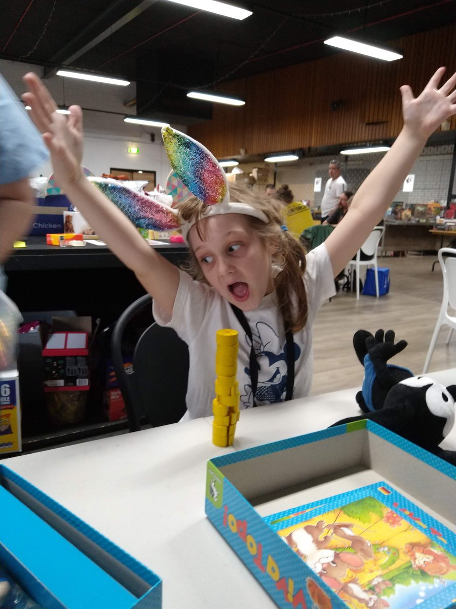 MeepleCon's tweet photo. @SuzanneSheldo20 I think this is about as furry as anyone has ever got as OzBunnyCon https://t.co/hpMnHx0PjJ