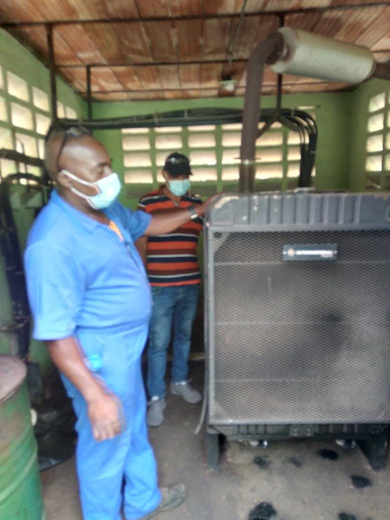 Mantenimiento a los grupos electrógenos del estado Bolivar , garantizando la
 disponibilidad de los mismos 
<a href="/CubaVa_Bolivar2/">Grupo Trabajo Estadual Bolívar</a> <a href="/cubacooperaven/">Brigada Médica Cubana en Venezuela</a>