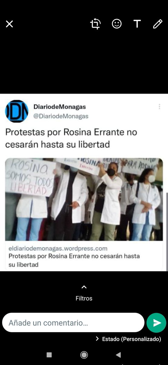Normarys_123's tweet photo. #rosinasomostodos  #RosinaSomosTodos 
#JusticiaParaRosina 
#LibertadParaRosina 
#Venezuela 
#sambil 
#ValentinesDay2022 
#mongas
#Libertad
#maturin
@CaraotaDigital
@CNNEE 
 @Internacionales.                          
  @TarekWiliamSaab        @NicolasMaduro https://t.co/Xsd2ZjFy2I