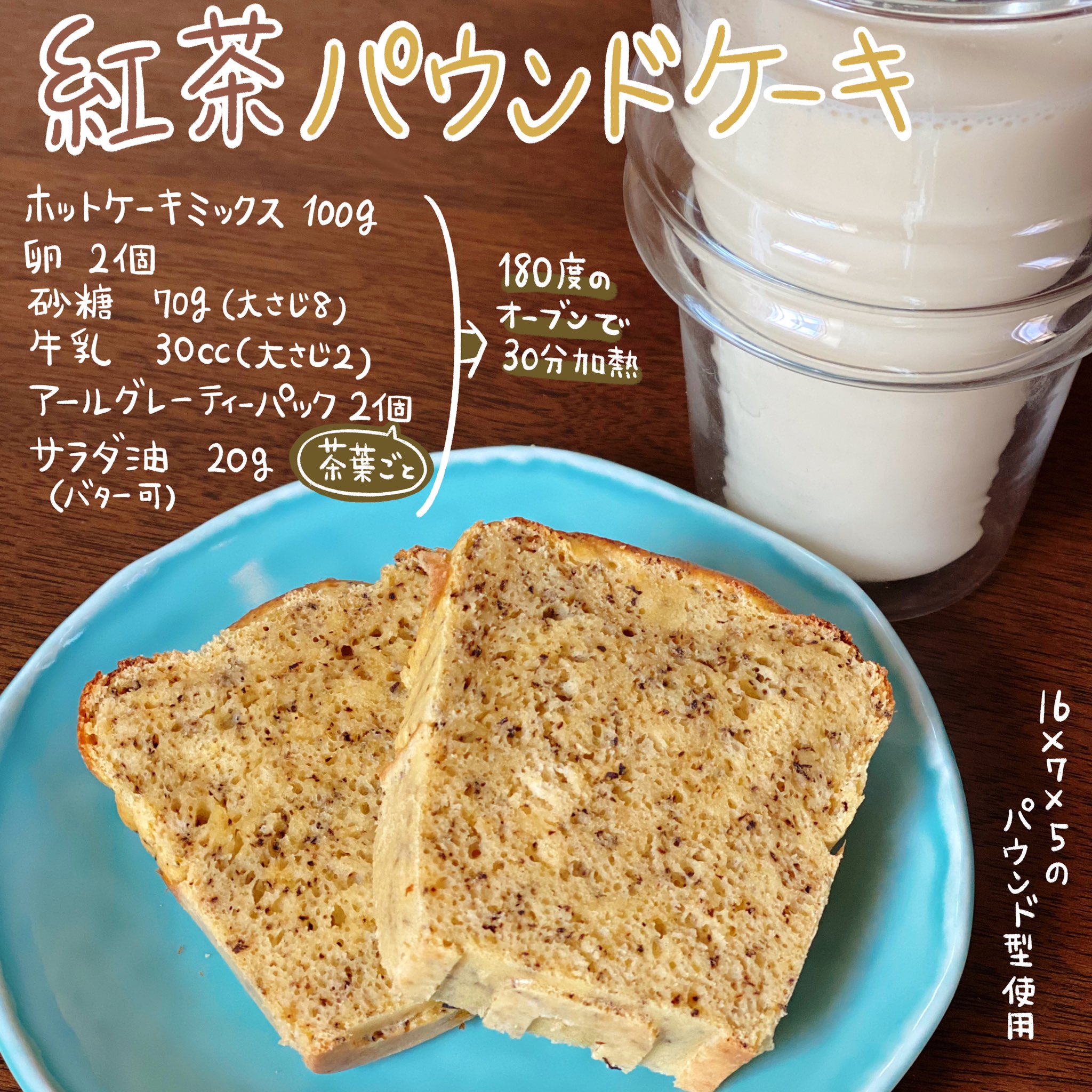 杏耶 あや 新連載 ふんばりごはん日誌 紅茶パウンドケーキ 混ぜて焼くだけ 簡単お茶菓子で幸せな午後のティータイムにしよ T Co 5aixhqcsgz Twitter