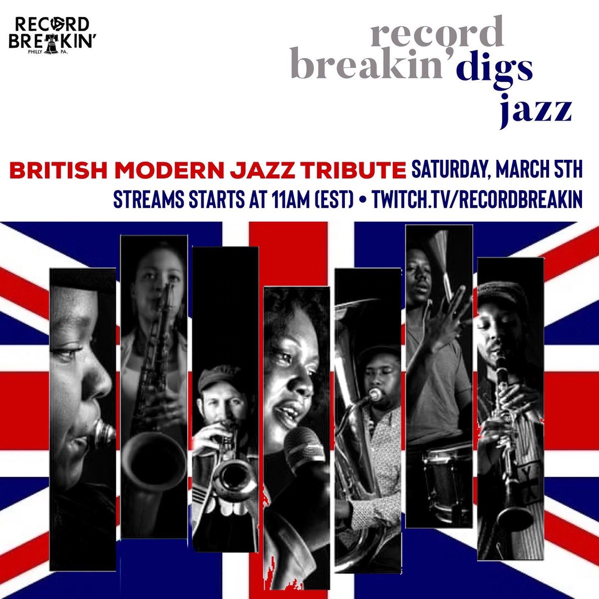 recordbreakin's tweet photo. For our latest edition of #recordbreakin #DigsJazz we are going to pay tribute to the amazing modern jazz that has been coming out of the U.K. ๐ฌ๐ง
Saturdays 11AM (EST) on @twitch DJ Junior plays all styles of #jazz . Come through and enjoy the vibes.
https://t.co/IqPDDzPhNT https://t.co/LiSmjilAIF