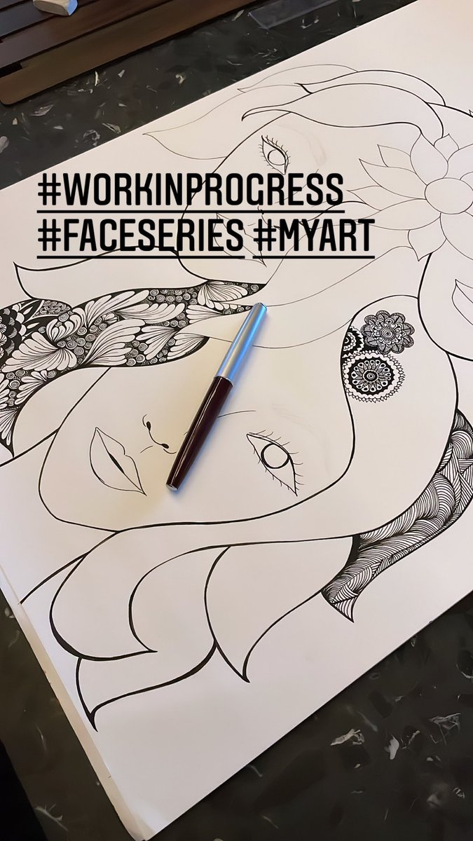 pratichee's tweet photo. #myart #faceseries #WorkinProgress https://t.co/pwgOJMocfR