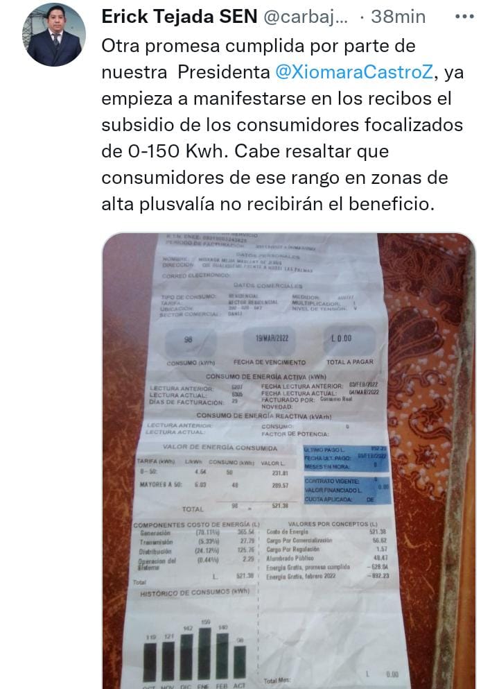 EDNTVHN's tweet photo. #NoticiasEDN Esto es lo que informa el secretario de Energía, Erick Tejada: #EDNTV #SecretariodeEnergía #ErickTejeda https://t.co/Z39AeEOZ36