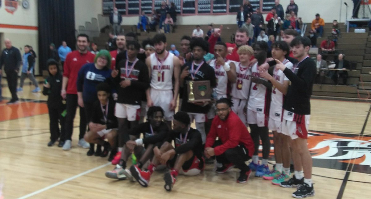 Champs. <a href="/CMRedDevils/">Campbell Memorial Red Devils</a> captures the Division III Warren district with a 74-54 win over Jefferson.

Next up the regional semi, where the Red Devils will play Springfield or Mooney.

Mooney-Springfield will be tomorrow at 3 p.m. at Salem
