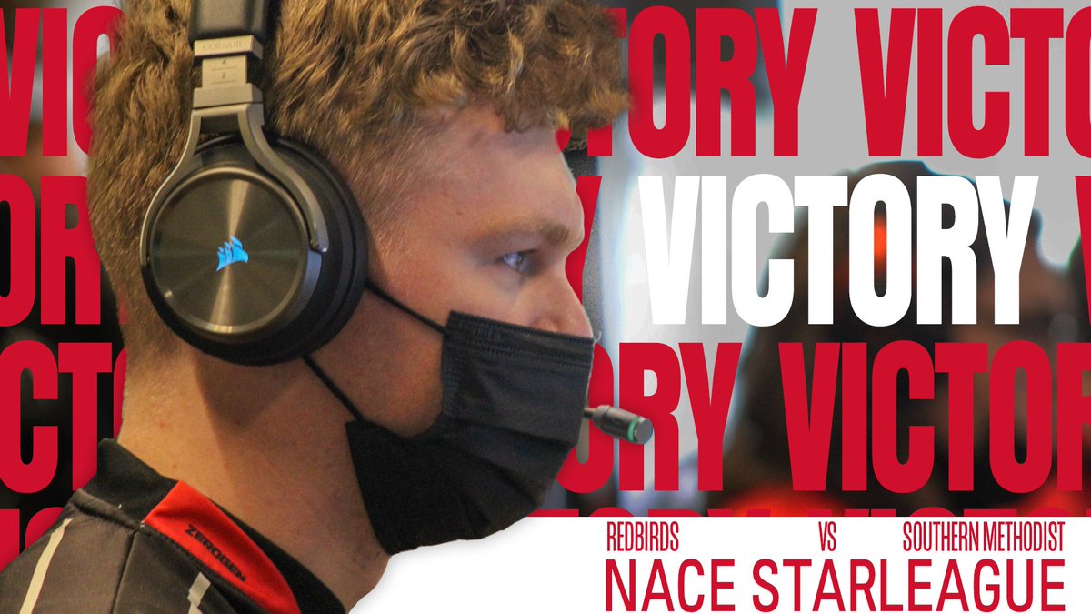 RedbirdCSGO's tweet photo. Our Varsity squad takes down @SMUEsports 2-0 for our first win of the @NACEsports Starleague season!

#ISUWIN https://t.co/P0pqiG1SQa