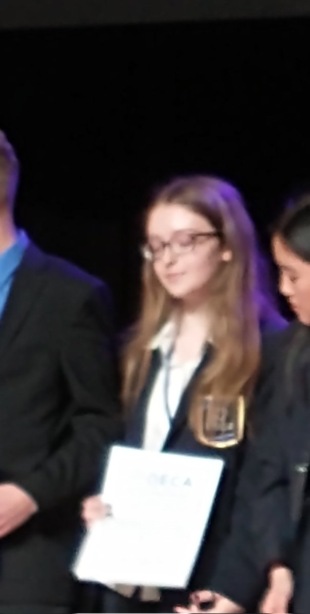 Another Medal- Skye in 2nd place test! <a href="/RuCoCTE/">RuCo CTE</a> <a href="/SiegelHighStars/">Siegel High School</a> #decatnscdc