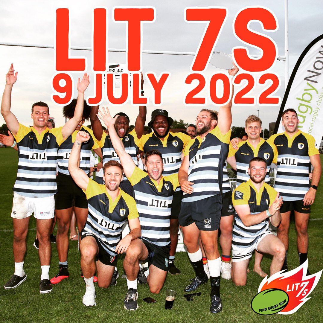 We are thrilled to announce the 2022 LIT 7s will be taking place on 9 July at Wasps Rugby Club in West London. 🏉🎉 Website is live and early bird rates available for both team entries and spectator tickets! 🤑💸

#lit7s #lit7s🔥 #rugby7stournament #rugbytournament #rugbyfestival