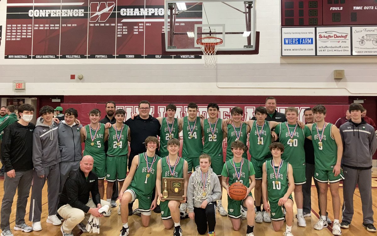 PolarBearHoops's tweet image. 🏆👏🏼 DISTRICT CHAMPIONS

#PBears punch their first Sweet 16 ticket in 90 years (1932) with a 65-54 win over #3 seed South Central.

Will get Richmond Heights in a Regional Semfinal on Tuesday night in Canton, OH.