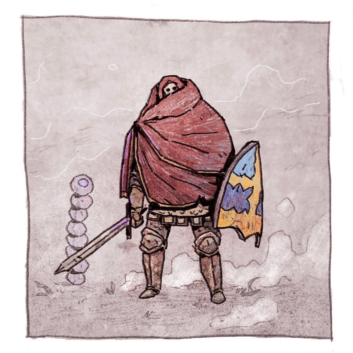 My Elden Ring character! I have her head set to the smallest size possible xD 