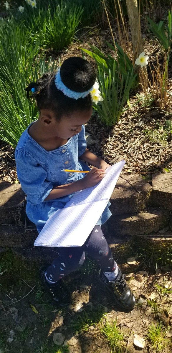 CrissyWade's tweet photo. What a beautiful day for a Garden Hunt! Kindergarten students searched for living and nonliving things. They recorded what they found in their STEM journals. @JanaLaserna @CreekViewElem  #cvesstem https://t.co/0jsEX4TN0S