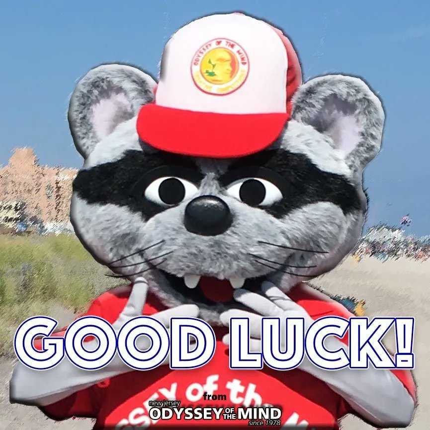 Good luck to all the teams competing at the Coastal Plains and Gateway Regional Tournaments tomorrow! We are so very excited to be seeing your solutions in person!

#odysseyofthemind #ootm #om #creativeproblemsolving #creativty #beyondthebox #njootm