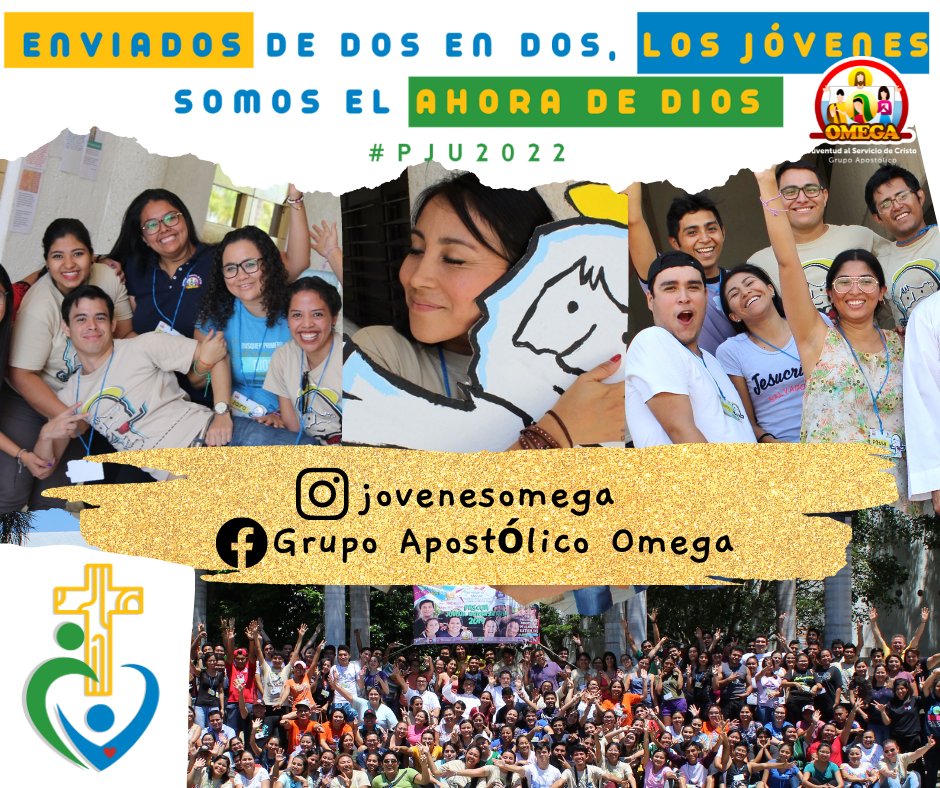 jovenesomega's tweet photo. ¡Atrévete a vivir un encuentro como ninguno otro!

¿Cansado de los eventos virtuales? 😅😅  En Omega te ofrecemos algo totalmente  diferente 😎😎✨

¡Te invitamos a experimentar la Pascua Juvenil Universitaria 2022 del 13 al 16 de Abril de 2022, totalmente presencial! [...]  👇🏼 https://t.co/tnFI8Aj6rN