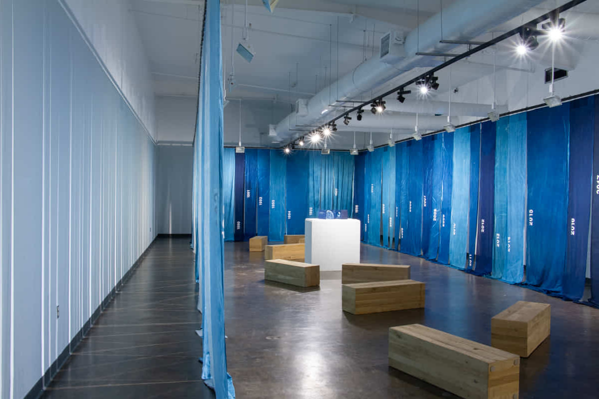 artistsnclimate's tweet photo. For the latest episode of The Art House, podcast host Peterson Toscano highlights artist Caroline S. Roberts' immersive installation the present of my life looks different under trees: https://t.co/VKLzboVhGu https://t.co/idoH2NvRcU