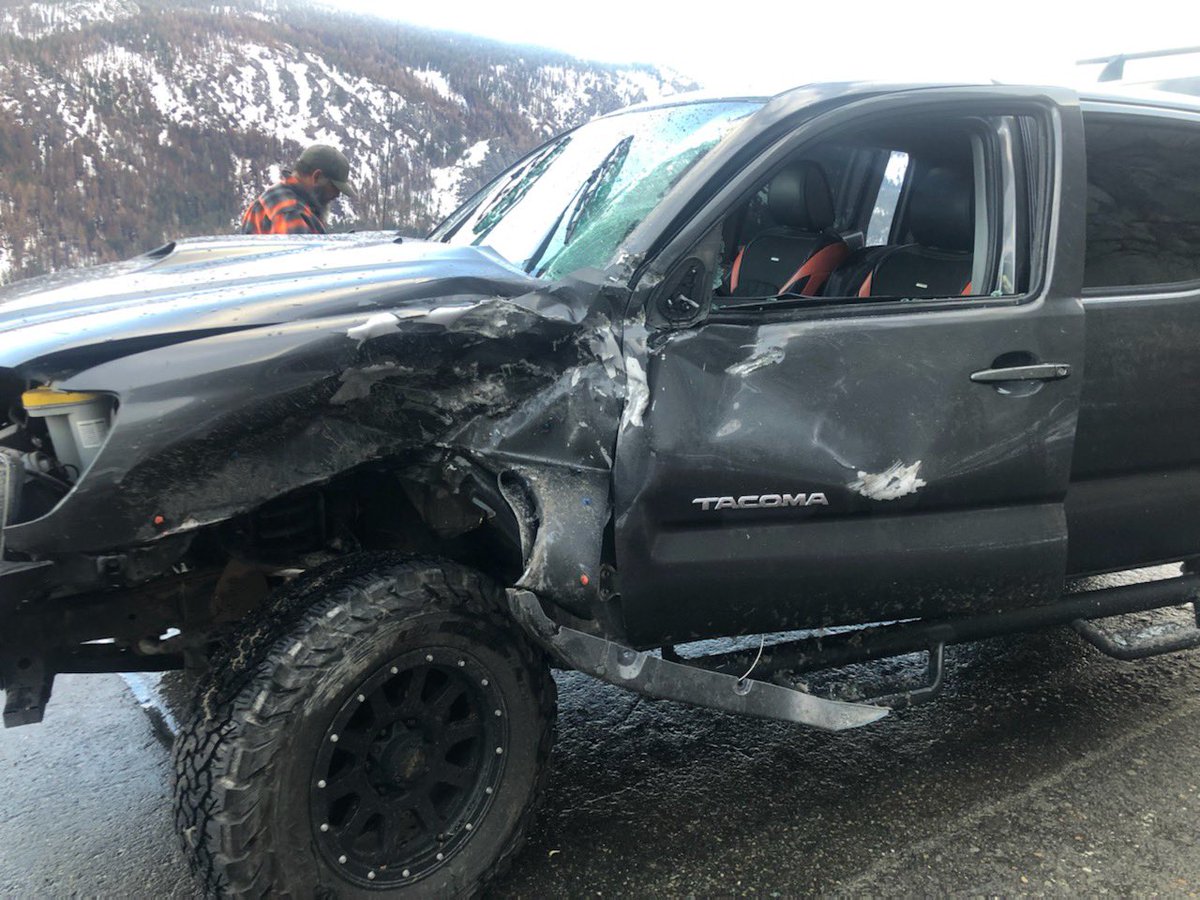 CHPSouthLake's tweet image. Today, at 1638 hours, another large boulder came down onto US-50, same location. No injuries. While on scene, ANOTHER huge boulder came down without incident. Be vigilant when traveling through the burn areas. Very unstable hillsides.