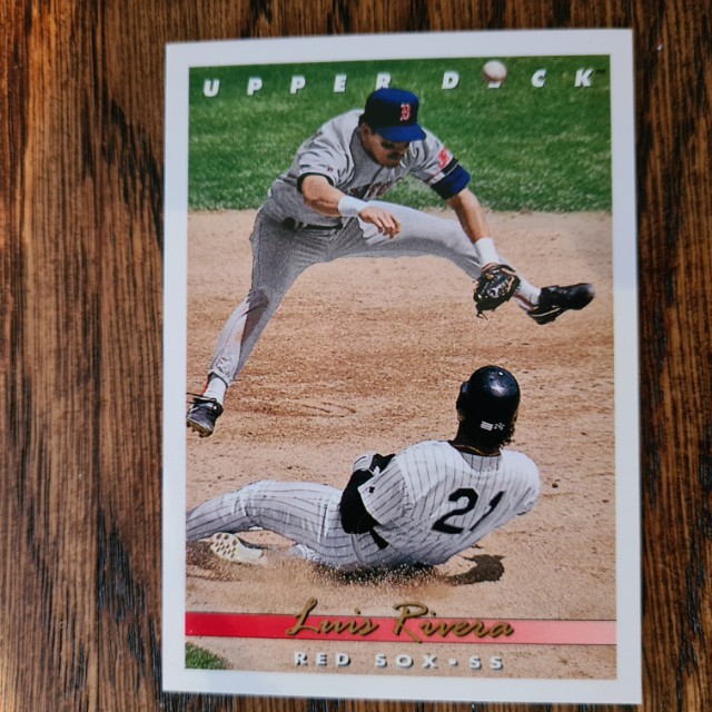 AppScouting's tweet photo. Level Up your collection by downloading the Scouting Report App and take it where ever you go! https://t.co/PpyDwgiYFE #TheHobby #WhoDoYouCollect 1993 #Upper Deck #MLB Players Luis Rivera #Boston Red Sox  #thehobby #sportscards https://t.co/A55piRDJQq