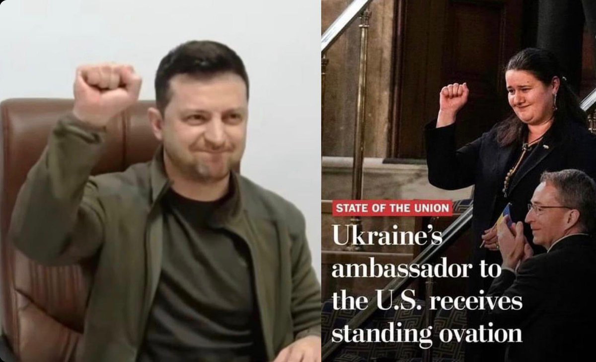OMarkarova's tweet image. President @ZelenskyyUa: «Even if [russian attackers] deprive us of oxygen, we’ll take a deep breath and say: “GET OUT!✊🏼🇺🇦 From our President to all our defenders, diplomats and citizens - all Ukrainians are united to defend our home! Feel it every second no matter where we are.