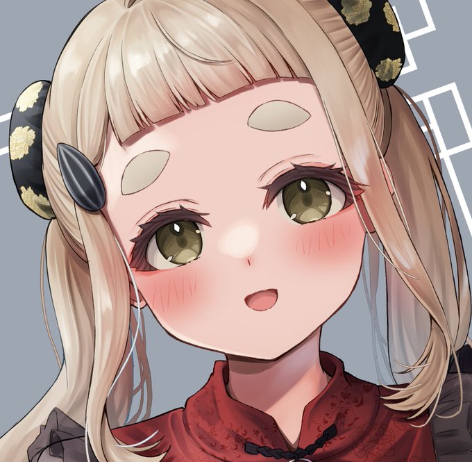 かわいいお顔だけでも見て…  #描いてみまちた 