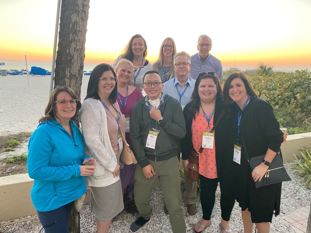 WSIPC's tweet image. The @WSIPC crew - having a blast, learning a lot, meeting some great people, and enjoying the sunshine at @SkywardiCon in St. Pete Beach, FL.  #WSIPC #EdTech #SkywardiCon2022 #SkyiCon