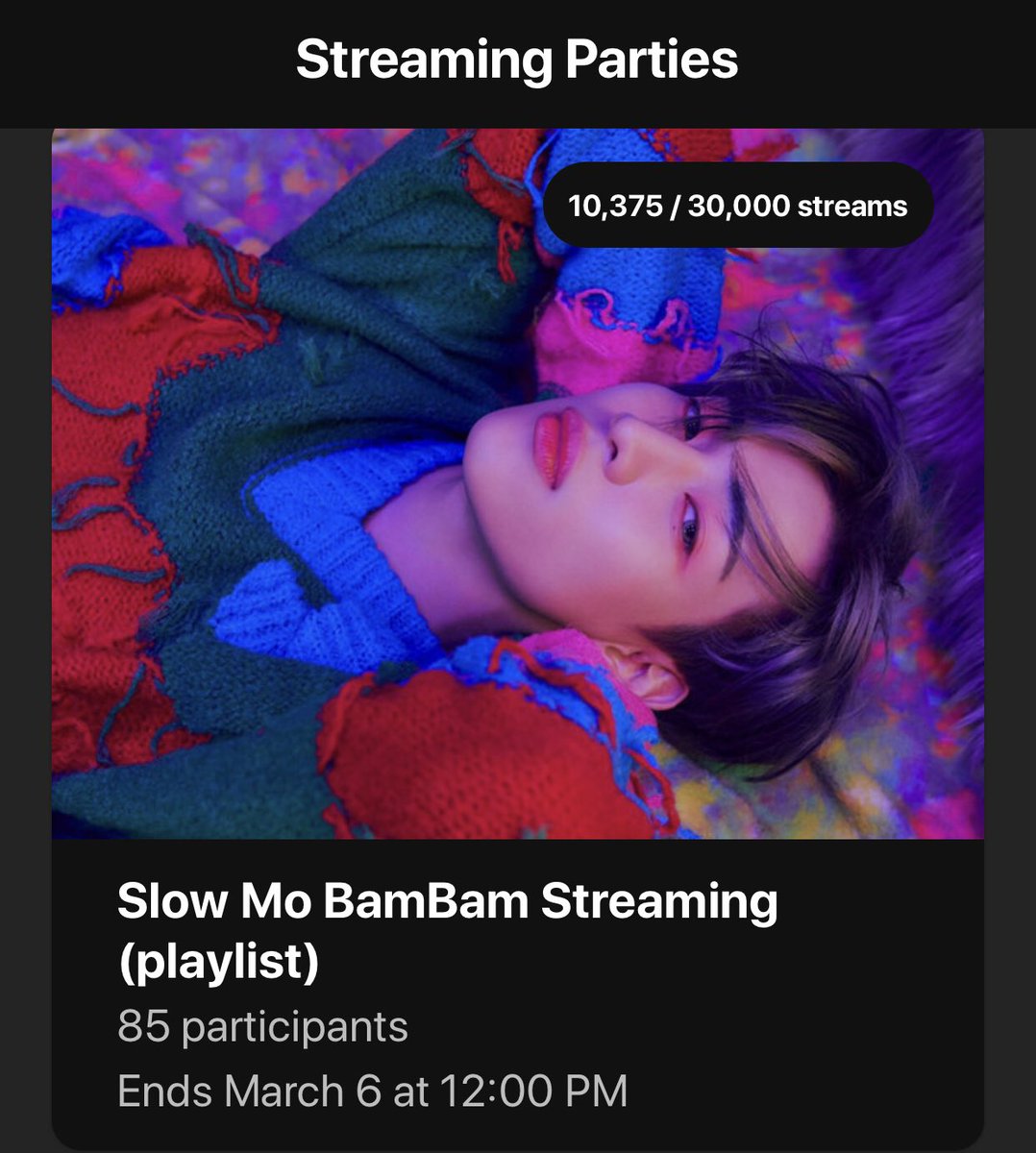 TeamSpBB's tweet photo. #SlowMoStreamingParty ที่แอพ Renaissance 85 คนค่ะ ยอดจาก pl นี้ถึง 10k แล้ว👏

เป็นการสตรีมจาก Playlist ที่ตั้งไว้นะคะ ❗️ต้องกดเข้าร่วมก่อนถึงจะนับยอด ไปกดเข้าร่วมแล้วสตรีมกันค่ะ

🔗https://t.co/ykUOQuVqvq

✅ได้ทั้ง Spotify Free, Premium

#SlowMo #WhoAreYou #BamBam @BamBam1A https://t.co/K2b90Hi1Yc