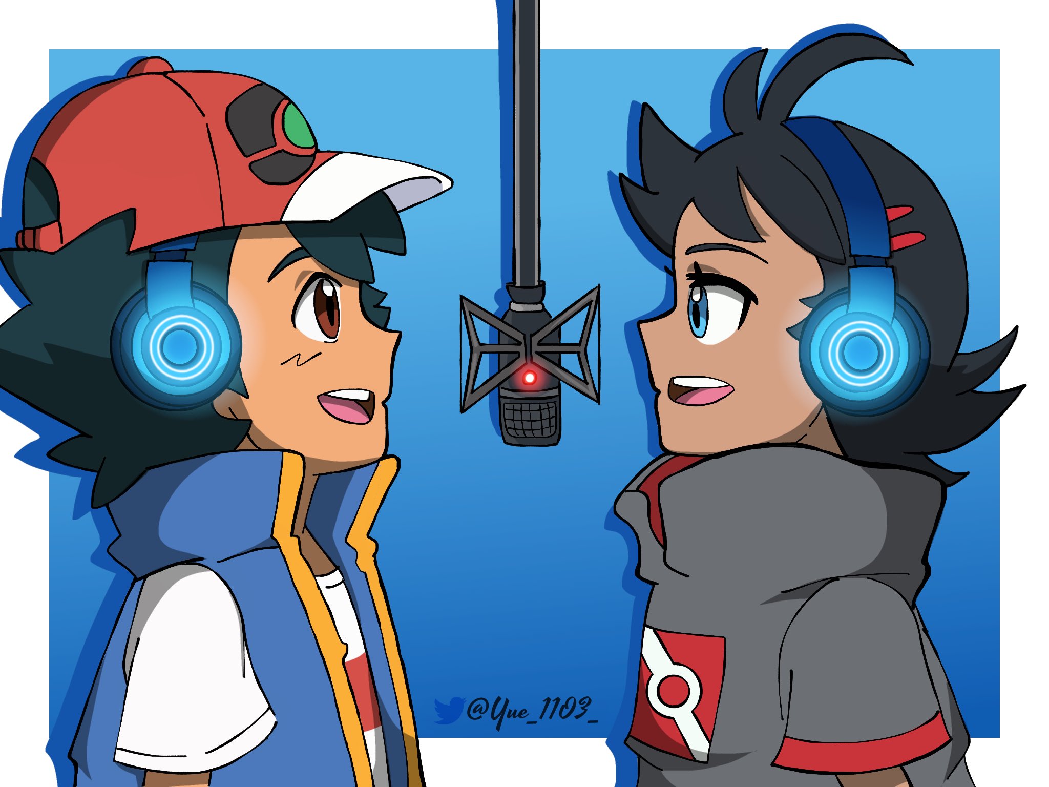 ユエ L Yue 1 2 3 Satogou Opening Version Paul Is Back Yeah And I Loved Rika S Voice Satoshi Ash Gou Goh Pokemon Journeys サトゴウ