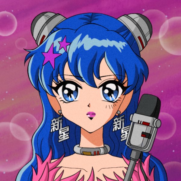 emikusano's tweet photo. Ayaka @ayaka_oohira drew my custom pfp with microphone and she looks stunning 😭✨

#Galverse #galverseNFT @galverseNFT https://t.co/4yfM34cLe1