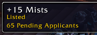 Lagbugddosdc's tweet photo. If you're not getting invited to pugs as a dps this is probably why (I wasn't group lead). This is on alliance NA; I wonder what it looks like on horde https://t.co/peIEovWGrg