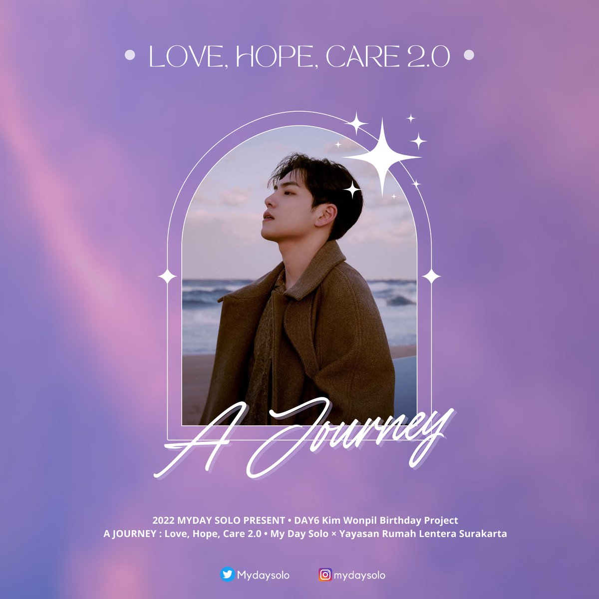 MyDaySolo's tweet photo. HELP RT ❤

 [ LOVE, HOPE, CARE 2.0 ] 

Hi, MyDay! 
Dalam rangka merayakan hari ulang tahun Kim Wonpil, MyDay Solo mengajak teman-teman untuk berbagi bersama sahabat kita pejuang HIV/AIDS di Yayasan Rumah Lentera Surakarta. 

Detail info bisa di cek pada poster dibawah ini ya 😊 https://t.co/AkZ0F72O8a