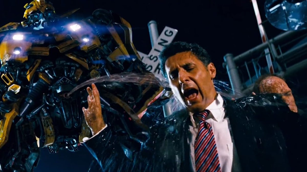 WildChiefCat's tweet photo. @BatmanShots_ He was great, but every time I see him on screen I just remember he got pissed on by Bumblebee https://t.co/7I0gXW7P4Y