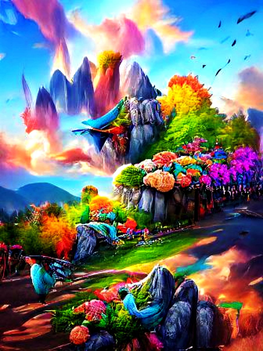 just_som_artist's tweet photo. "Shangri-La" is now available on @rarible. I'm so proud of this #NFT 
and what it really means. We all have our own definition of Paradise.
So I hope you all enjoy. Only 5 are minted. #NFTCommunity #nftcollectors please✓ me out
https://t.co/PRwp3HSAgh #rarible #tezos #CleanNFT https://t.co/5ZBcVaCDaY