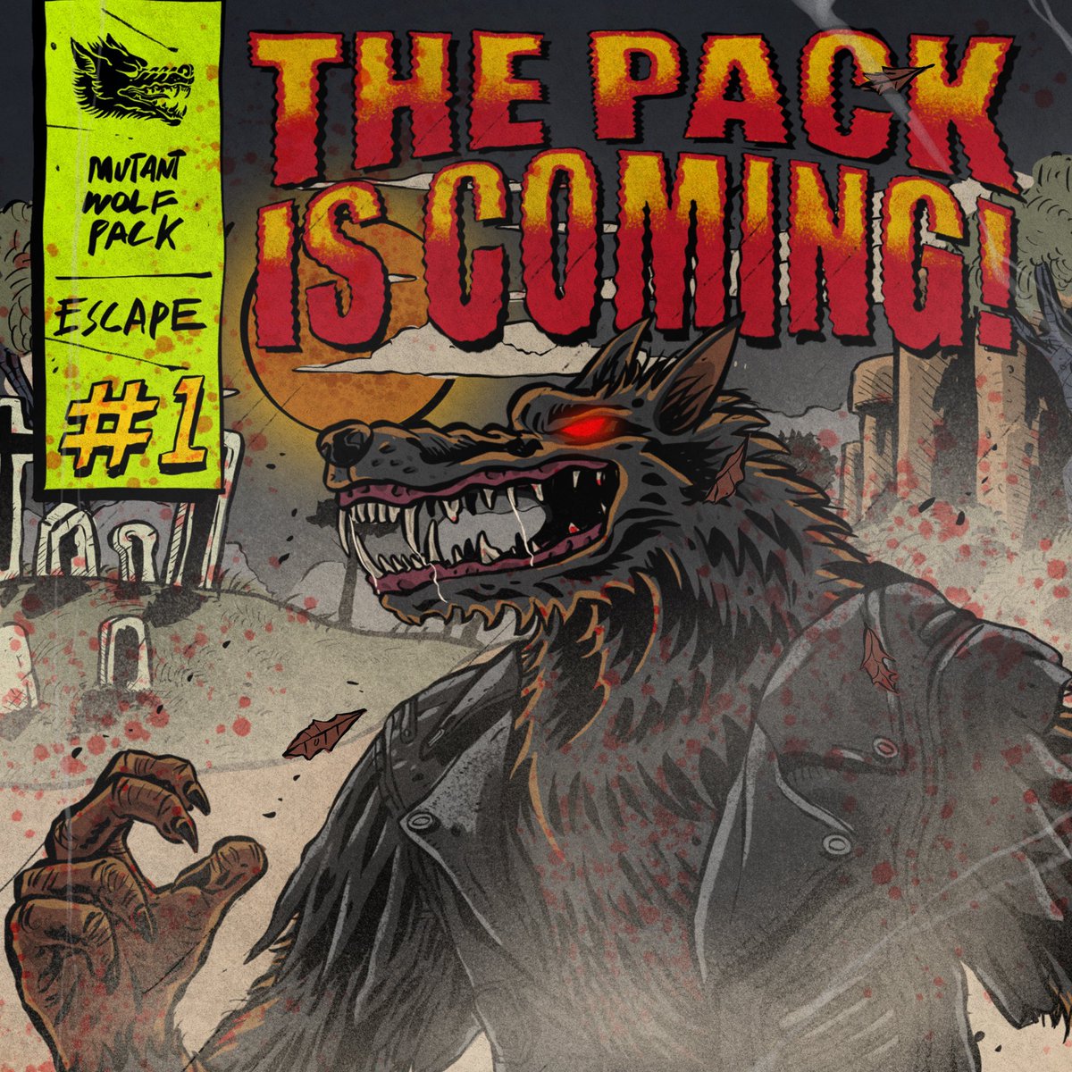 mutantwolfpack's tweet photo. We are comfortable with being different. And so should you. 

✅80s Comic Inspired Artwork 
✅ Horror Theme
✅ Punk, Rock, Metal Influenced 

#mutantwolfpack #NFTCollection https://t.co/UvrKitbEey
